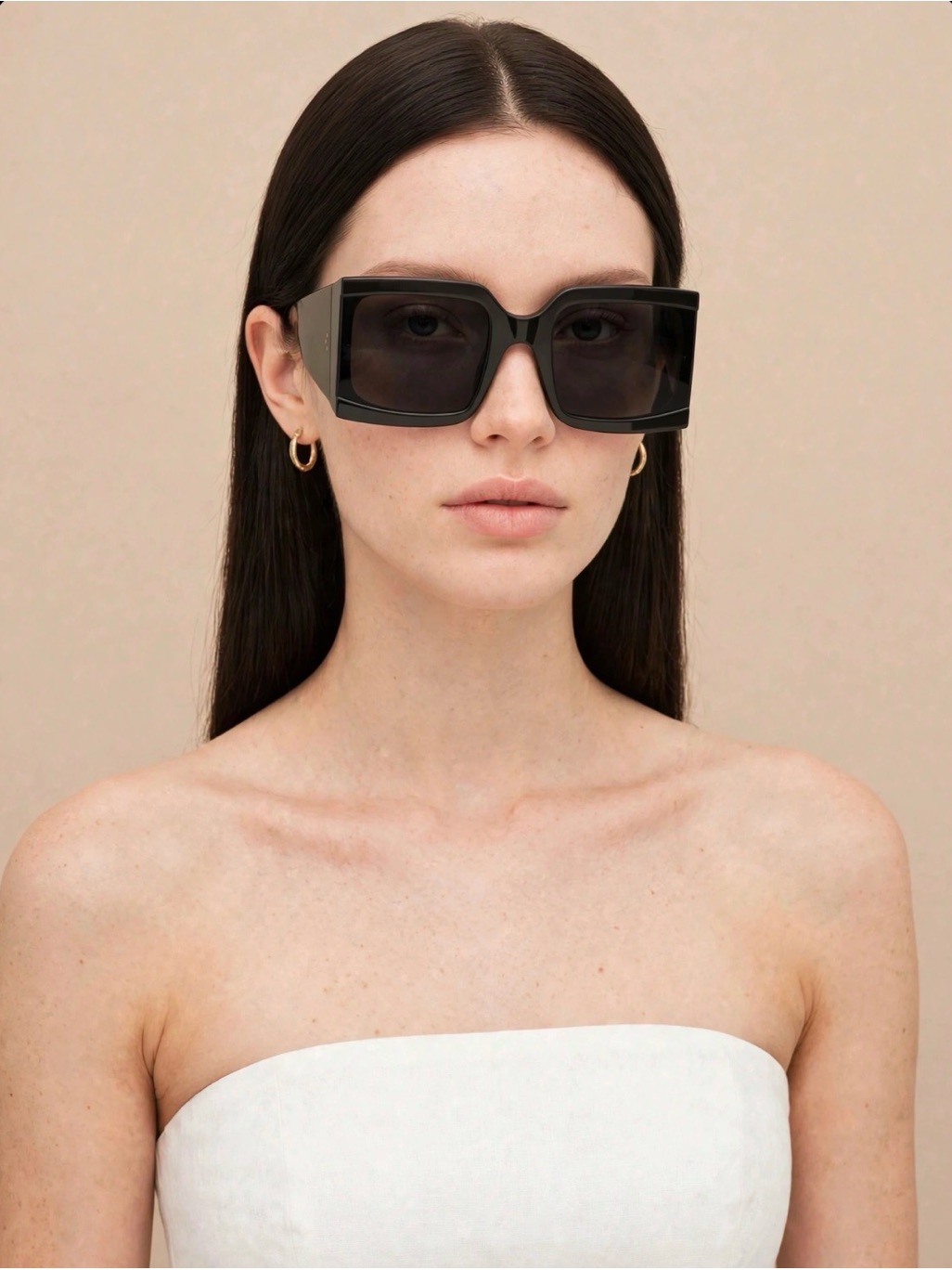 Celine Black Oversized Square Sunglasses